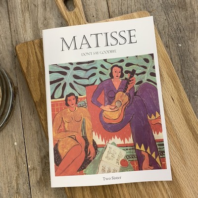 Sổ tay A4 ghi chép, đạo cụ chụp ảnh, trang trí hình tranh sơn dầu Matisse - Winsum.decor