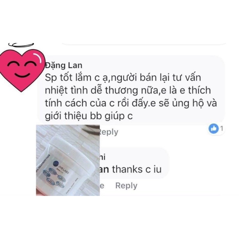 Mặt Nạ Ủ Trắng Da JHB Labo Spa Treatment Pack