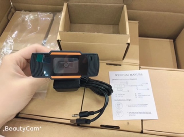 Webcam máy tính chuyên dụng cho Livestream, Học và Làm việc Online siêu rõ nét HD 720P - Wedcam quay chữ rõ nét