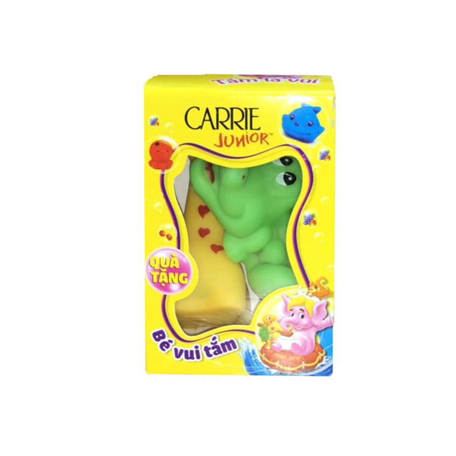  Sữa Tắm Gội Carrie Junior Hương Grapeberry cho bé 280g + Tặng 2 thú cao su sinh vật biển