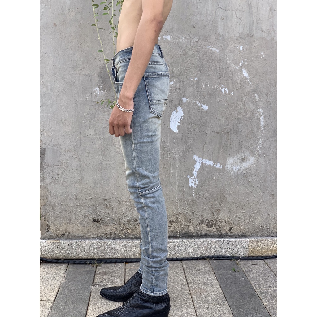 [S22 Season] Quần Skinny Jeans Nam Nhập khẩu cao cấp | Light Fall Blue Skinny Jeans