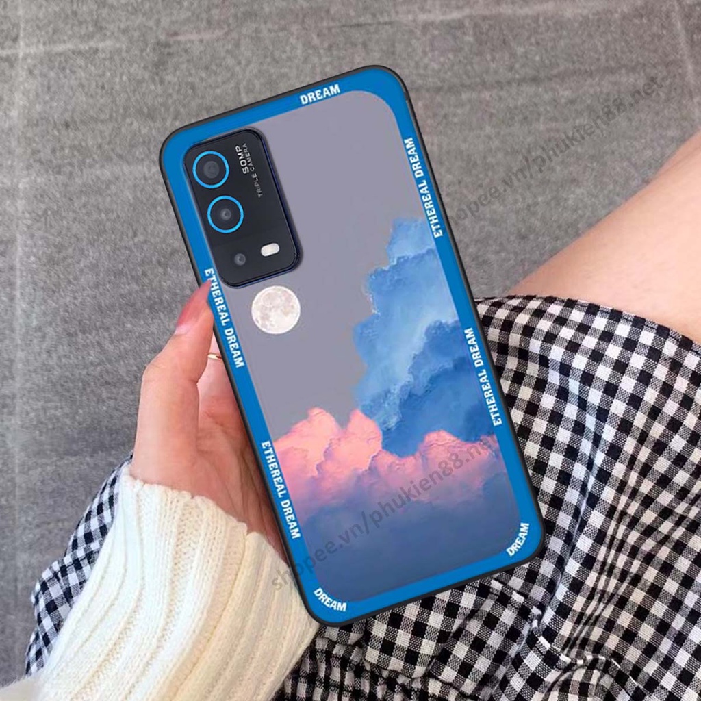 Ốp Oppo A54 / A55 hình vũ trụ, mountain, cloud phong cách cá tính