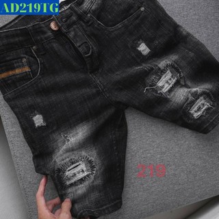 Quần short nam, Quần đùi jean nam cao cấp giá rẻ jean nam ngắn đẹp SH219 hottrend hàn quốc 2022 Tenji7 Shop