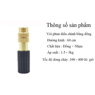 Béc Tưới Phun Sương 7 Đầu