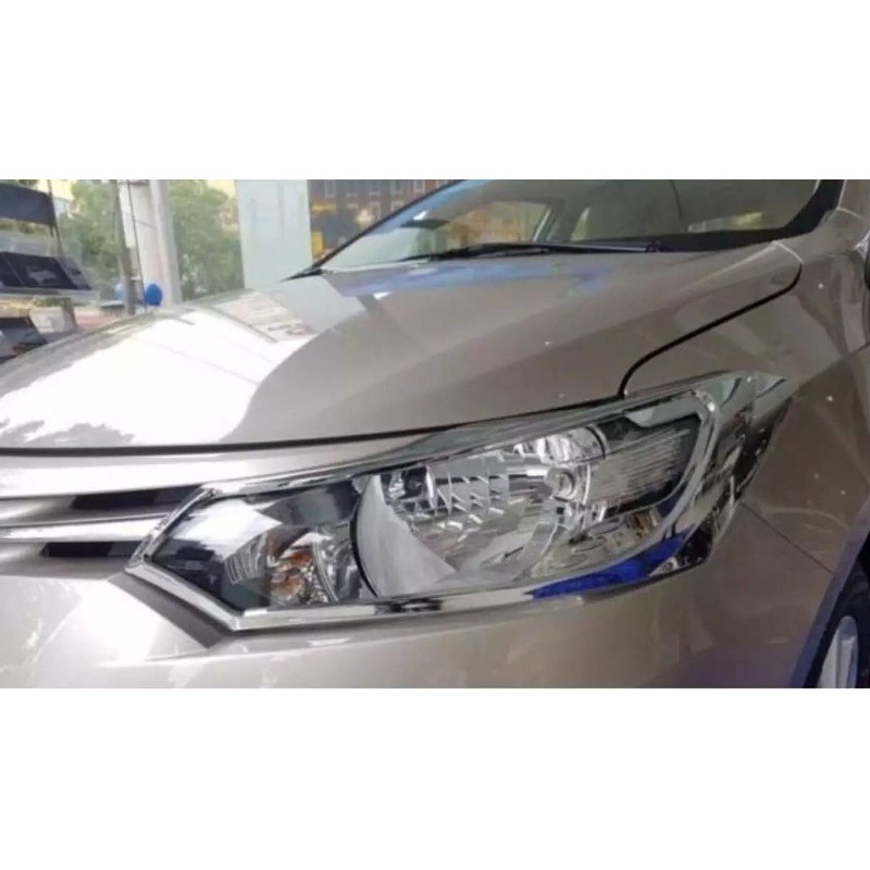 Ốp viền đèn hậu Toyota Vios 2014-2018 - hàng cao cấp