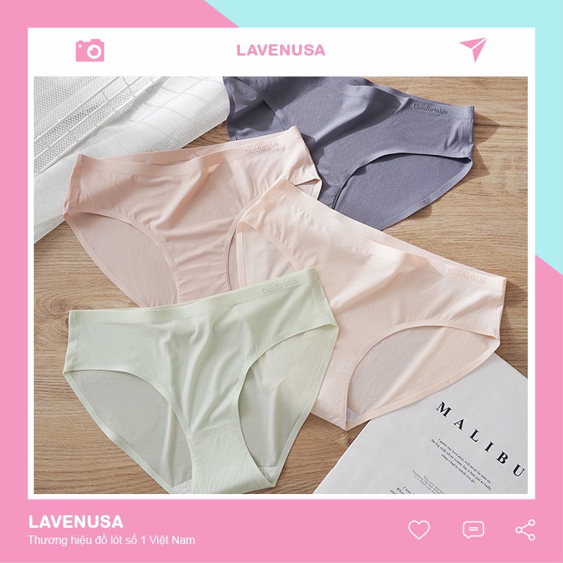 Quần lót nữ tàng hình chất thun lạnh mềm mượt thoáng khí LAVENUSA QL109