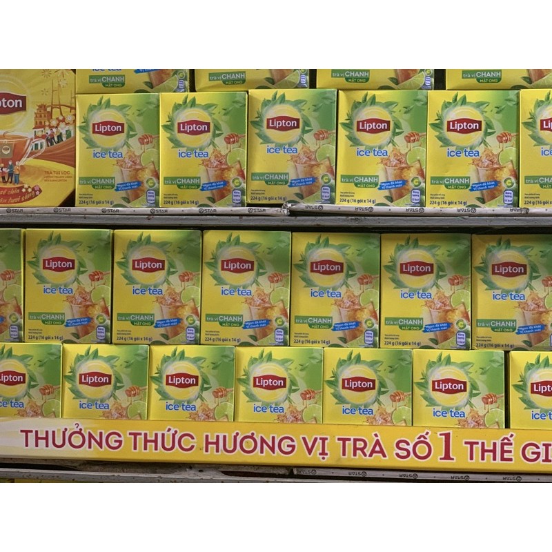 Trà Chanh Lipton ice tea Hộp 224g ( 16 gói )