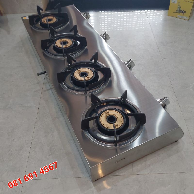 Bếp gas bò né mỳ cay bánh xèo hải sản 4 lò khè siêu mạnh
