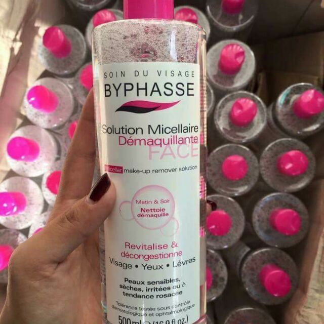 Nước tẩy trang BYPHASSE Solution Micellaire Face