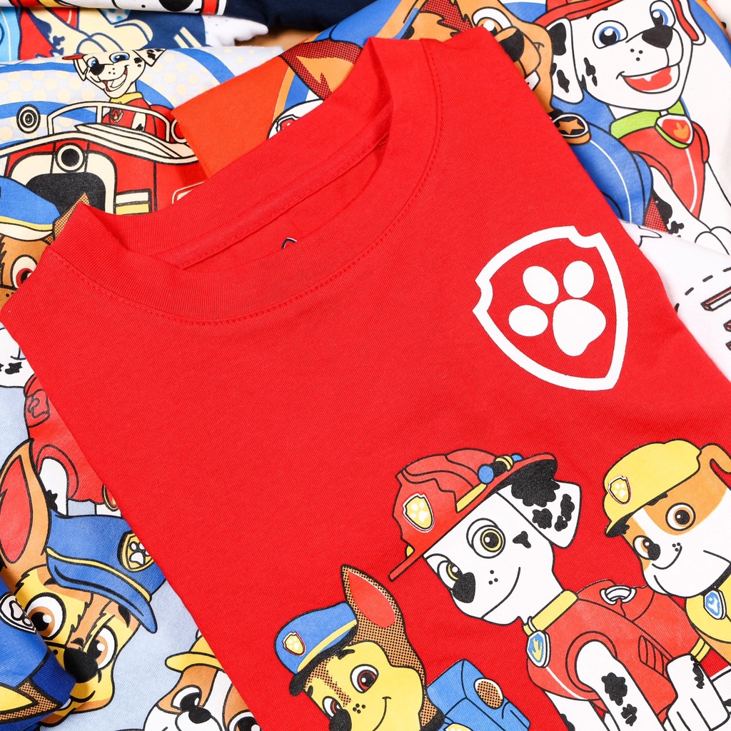 Bộ ngắn tay Seesoo 2-6T bé trai mẫu Paw Patrol - Đội chó cứu hộ siêu cute.