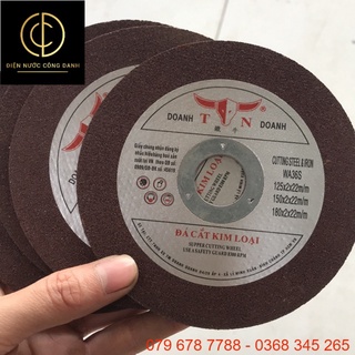 Đá cắt Đầu Trâu 125x2x22mm( hộp 50 viên)