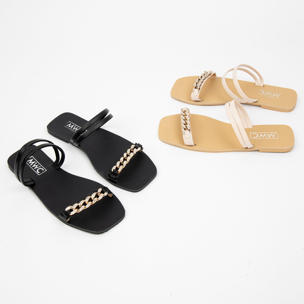 Giày Sandal Nữ Quai phối móc xích MWC NUSD- 2844