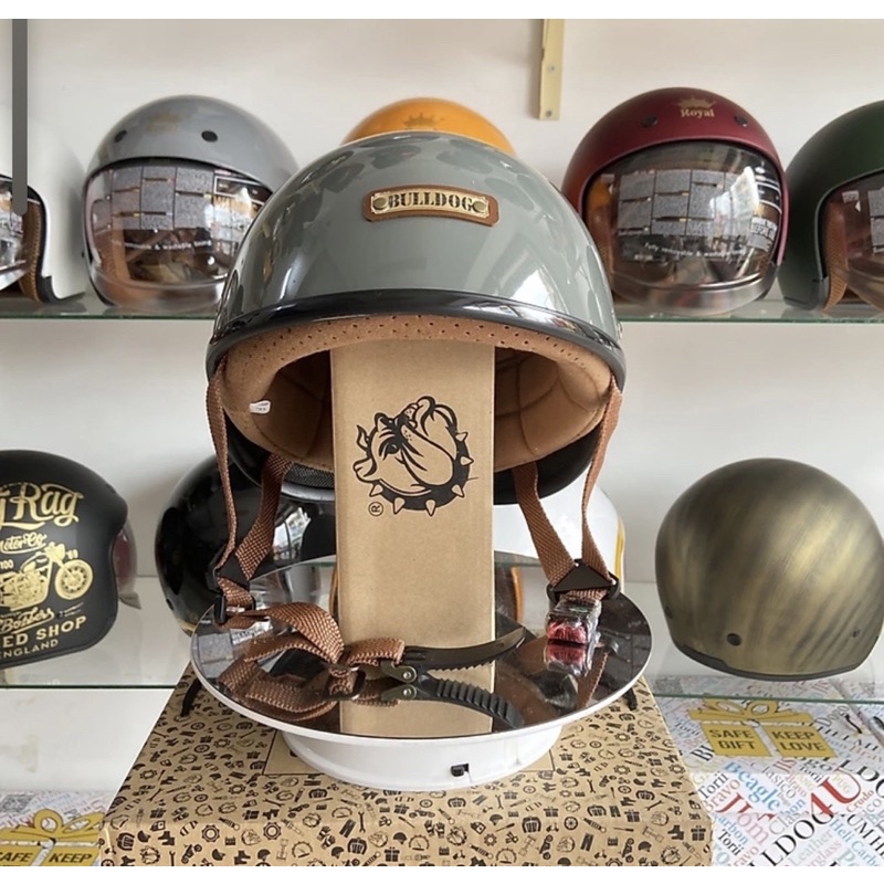 Nón (mũ) bảo hiểm nửa đầu Bulldog Gang