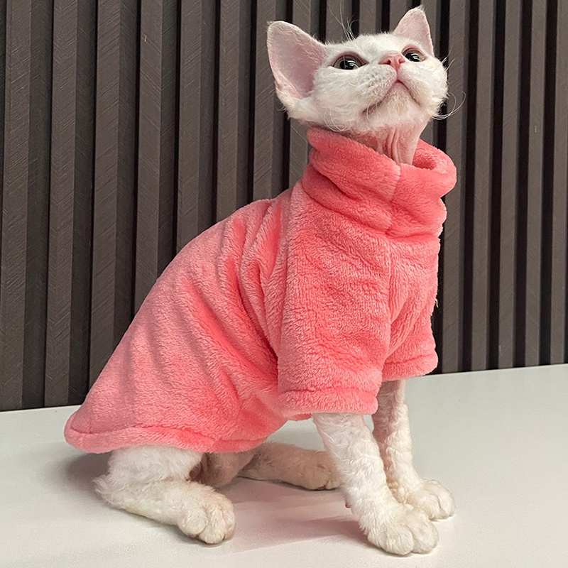 Trang PhụC Giữ ẤM MùA Đông MềM MạI Cho Thú Cưng Sphynx