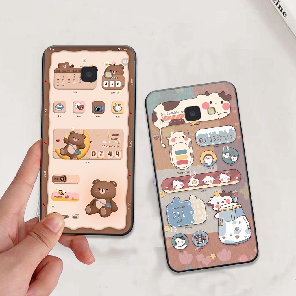 Ốp lưng Samsung J4 Plus / J4 Core / J4+ / J4 2018 bộ hình gấu , thỏ hồng cute dễ thương giá rẻ siêu bền