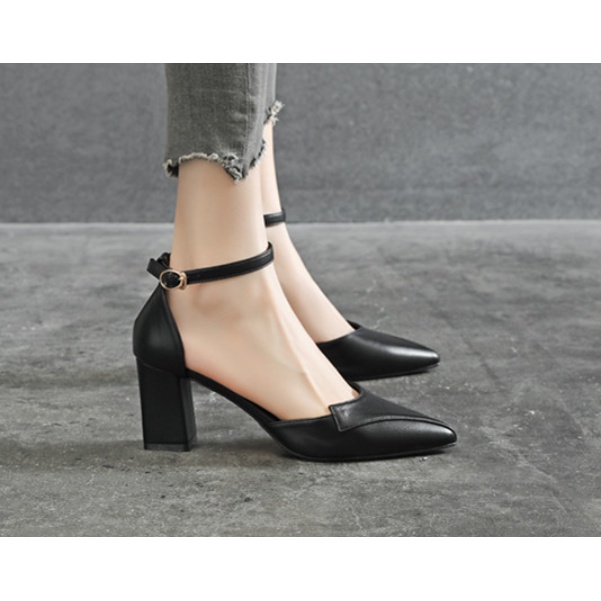 Size 30 31 32 33 34 Giày gót vuông size nhỏ 5cm.7cm