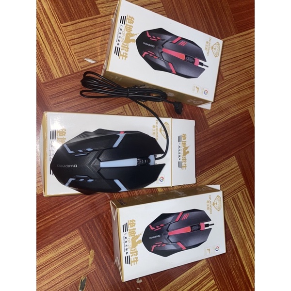 Chuột Máy Tính Có Dây Gaming 1000 Dpi Kèm Đèn Led Nền Dành Cho Pc/ Laptop