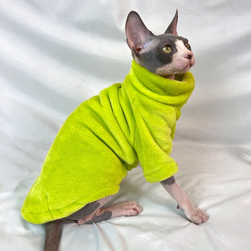 Trang PhụC Giữ ẤM MùA Đông MềM MạI Cho Thú Cưng Sphynx