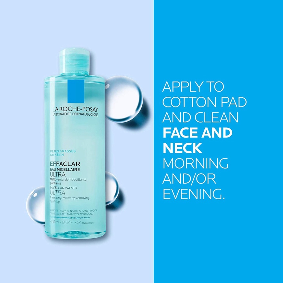 (SALE) LA ROCHE POSAY Nước Tẩy Trang Effaclar Micellar Water For Oily Skin dành cho da dầu (Xanh da dầu) 400ml | BigBuy360 - bigbuy360.vn