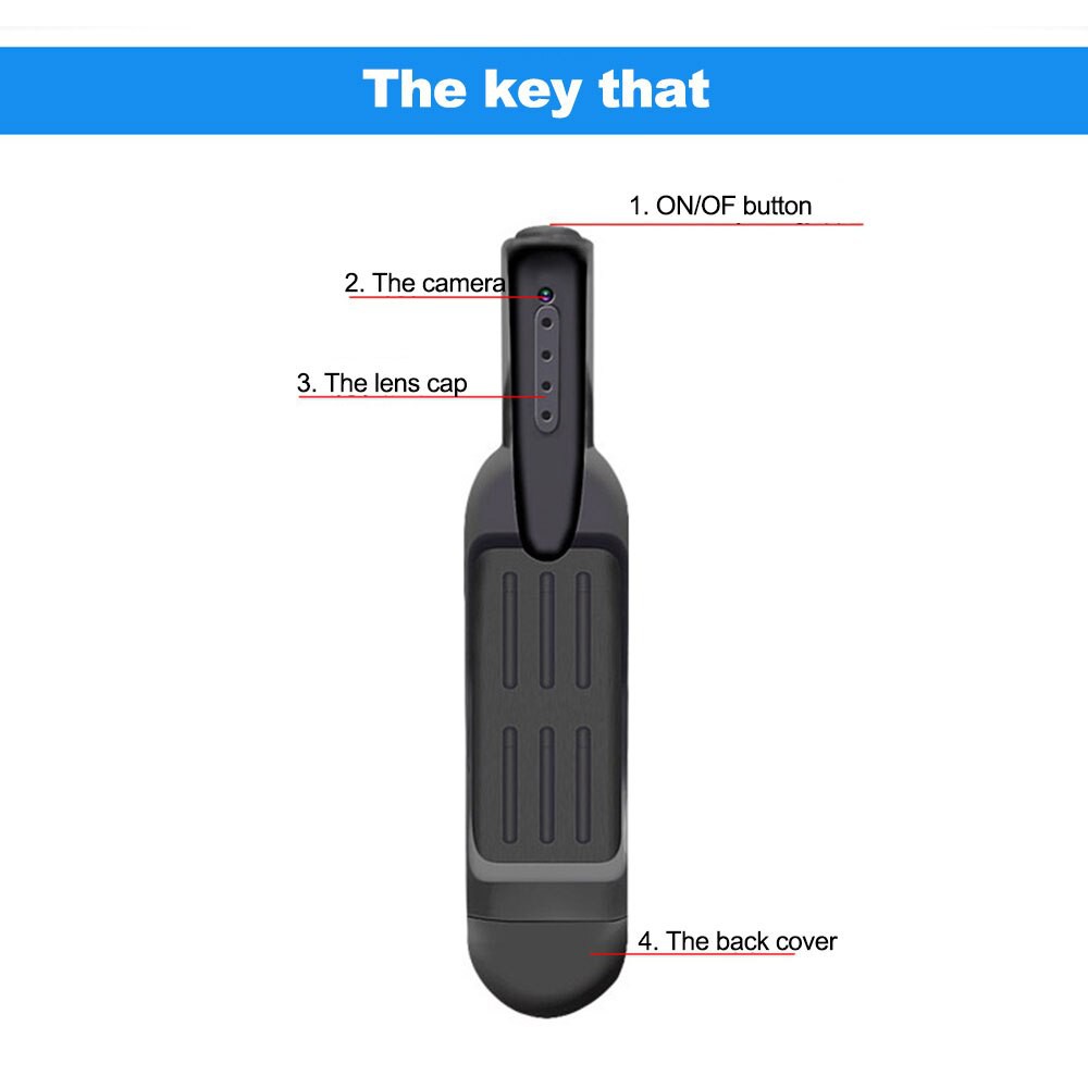 Bút đeo Camera Mini T189 Full HD 1080P Máy Quay Video Kỹ Thuật Số DV Giọng Nói Bí Mật chính hãng{ KHÔNG KÈM THẺ NHỚ} | BigBuy360 - bigbuy360.vn
