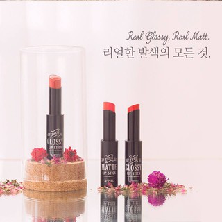 Son thỏi Apieu True Matte Lipstick & True Fitting Lipstick
