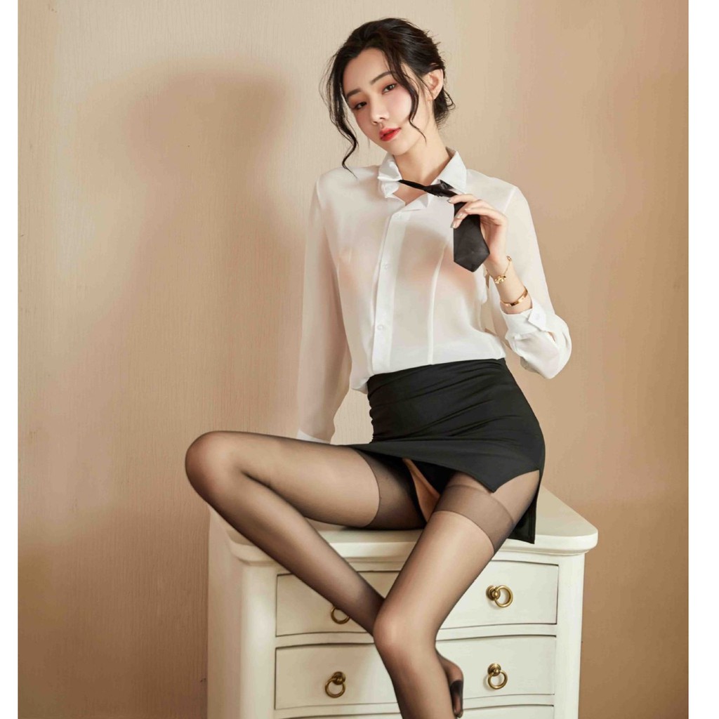 Set đồ ngủ Cosplay Cô thư ký đáng yêu L108 / không kèm vớ | BigBuy360 - bigbuy360.vn