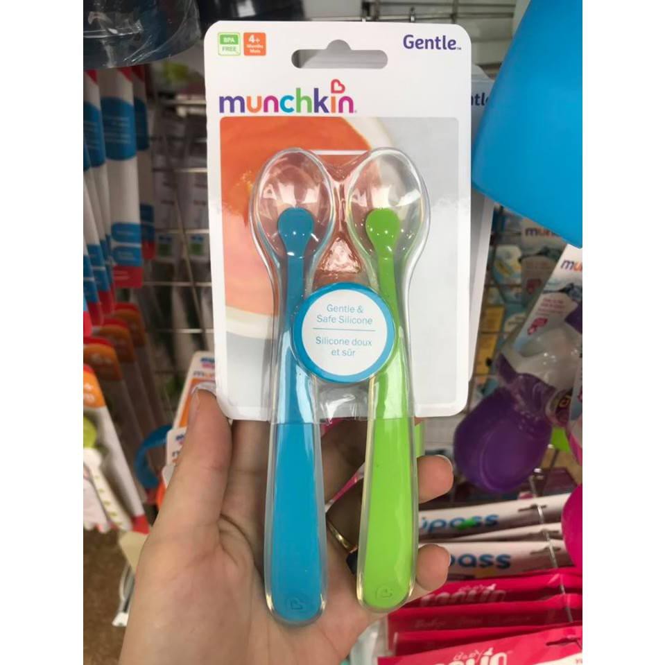 BỘ THÌA SILICONE MUNCHKIN (2C)