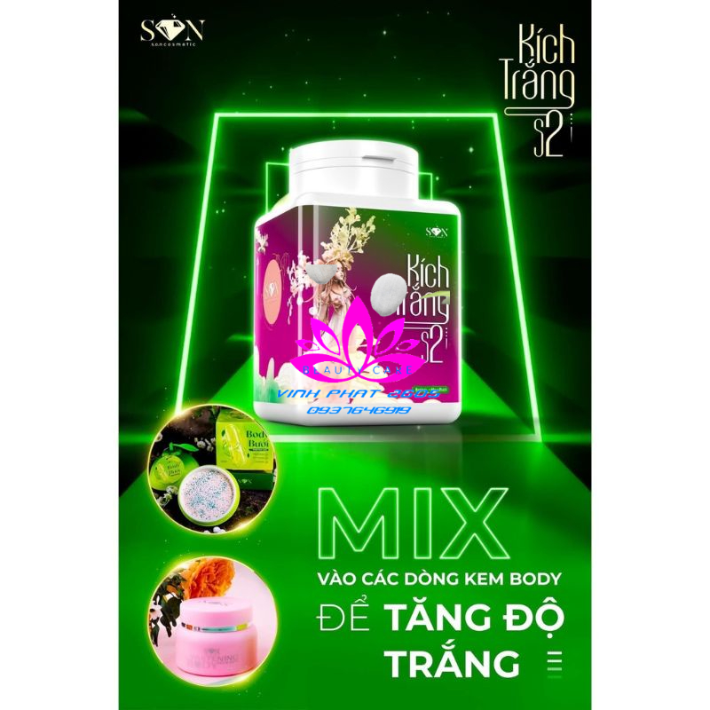 Kem Kích Trắng Cô Tiên S2 SON Cosmetics Chính Hãng