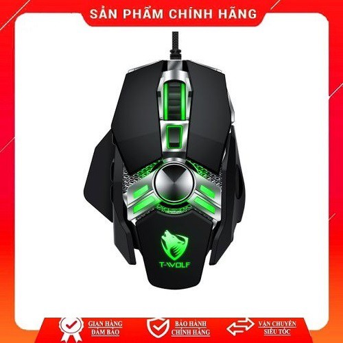 CHUỘT DÂY MOUSE T-WOLF V10 GAME LED USB