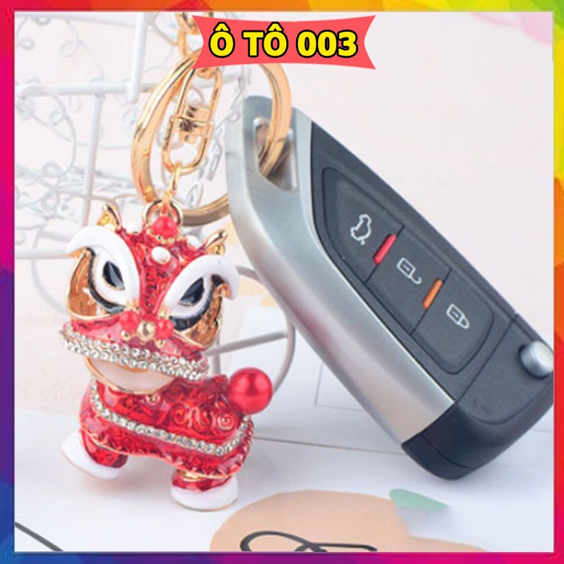 Móc treo chìa khóa ô tô xe máy hình Kỳ Lân