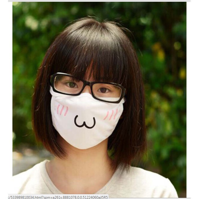 KHẨU TRANG VẢI HOẠT HÌNH TRẮNG ( NHIỀU MẪU ) kute mã HK272 | BigBuy360 - bigbuy360.vn