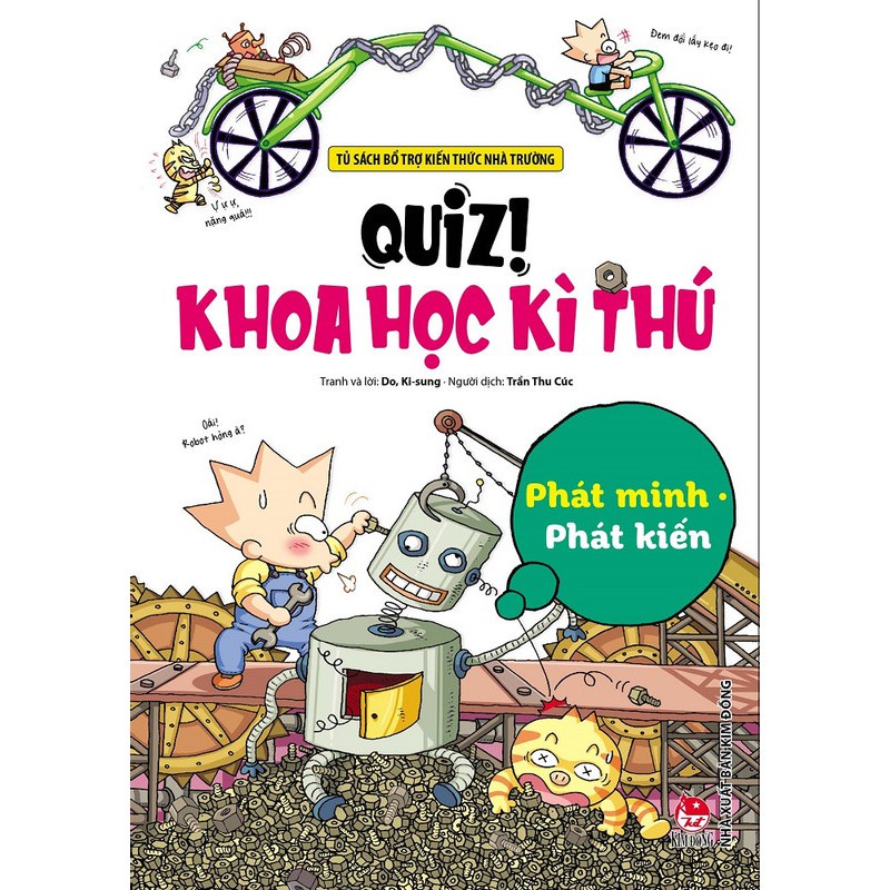 Truyện tranh - Quiz! Khoa học kì thú: Phát minh phát kiến (KĐ68)