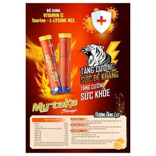 Viên Sủi Vitamin tổng hợp MYTAKA  Tăng Lực Số 1