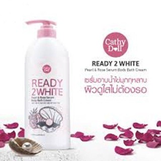 Sữa tắm trắng Ready 2 White Pearl & Rose Ngọc trai hoa hồng Cathy Doll Thái Lan 500ml