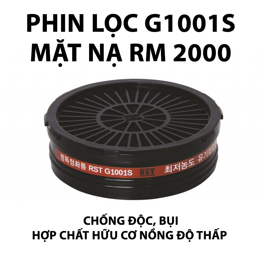 Mặt nạ phòng độc, hóa chất, bụi bẩn Restech Hàn Quốc Chính Hãng