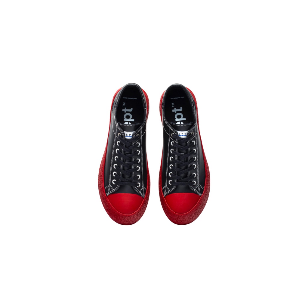 Giày thể thao sneaker hiệu EPT - DIVE LE (Black/Red) - Màu đen đế đỏ nam nữ [chính hãng]