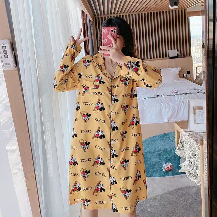 đồ ngủ Tay Ngắn Dáng Rộng Vải Lụa Lạnh Thời Trang Mùa Hè Cho Nữ (5Month25Day) | BigBuy360 - bigbuy360.vn