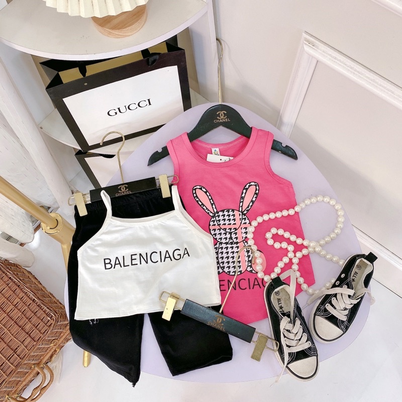 Xả Bộ thỏ ba lỗ 3 chi tiết bé gái