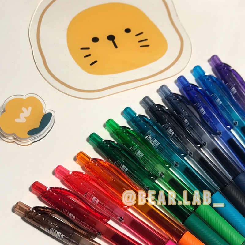 Bút gel Pentel Energel X BLN105 chính hãng ngòi Needle 0.5mm đủ 12 màu