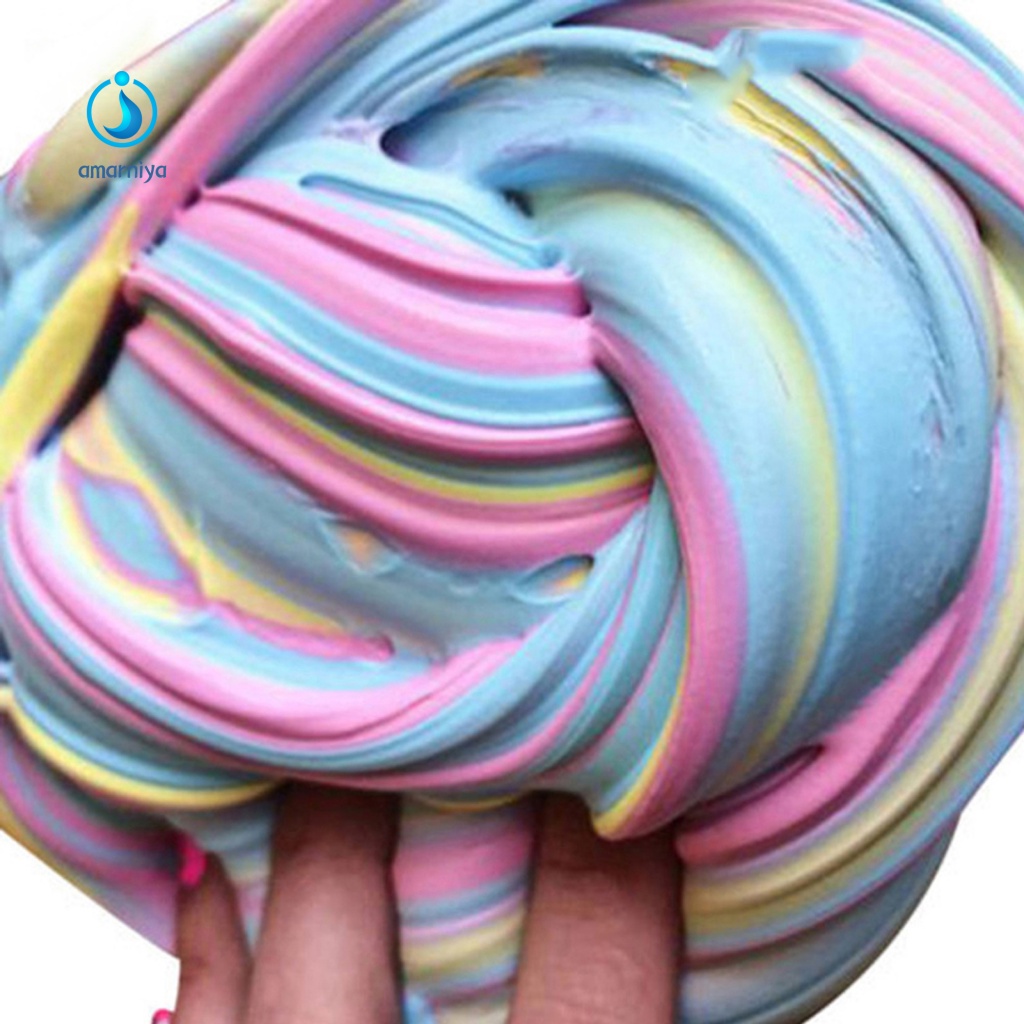 Slime Dẻo Ma Thuật Trộn Hạt Nhiều Màu Sắc Vui Nhộn Cho Bé