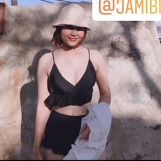[thanh lý] BIKINI NỮ ĐỒ BƠI QUẦN CẠP CAO ÁO dây chéo  - MM9