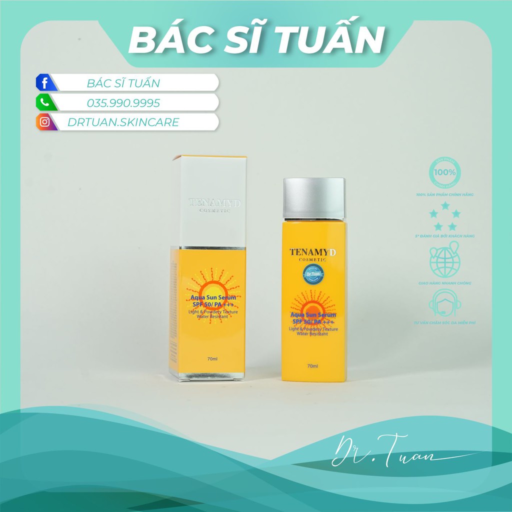 Huyết Thanh Chống Nắng - TENAMYD SPF 50/PA+++ [CHÍNH HÃNG] | BigBuy360 - bigbuy360.vn