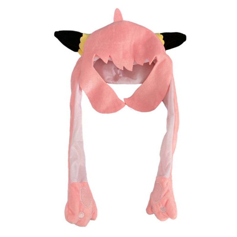 Aasleaty Đồ Chơi Búp Bê Nhồi Bông Trong Phim Hoạt Hình SPY x FAMILY Anya Forger Đội Mũ Tai Di Chuyển Được Làm Quà Tặng