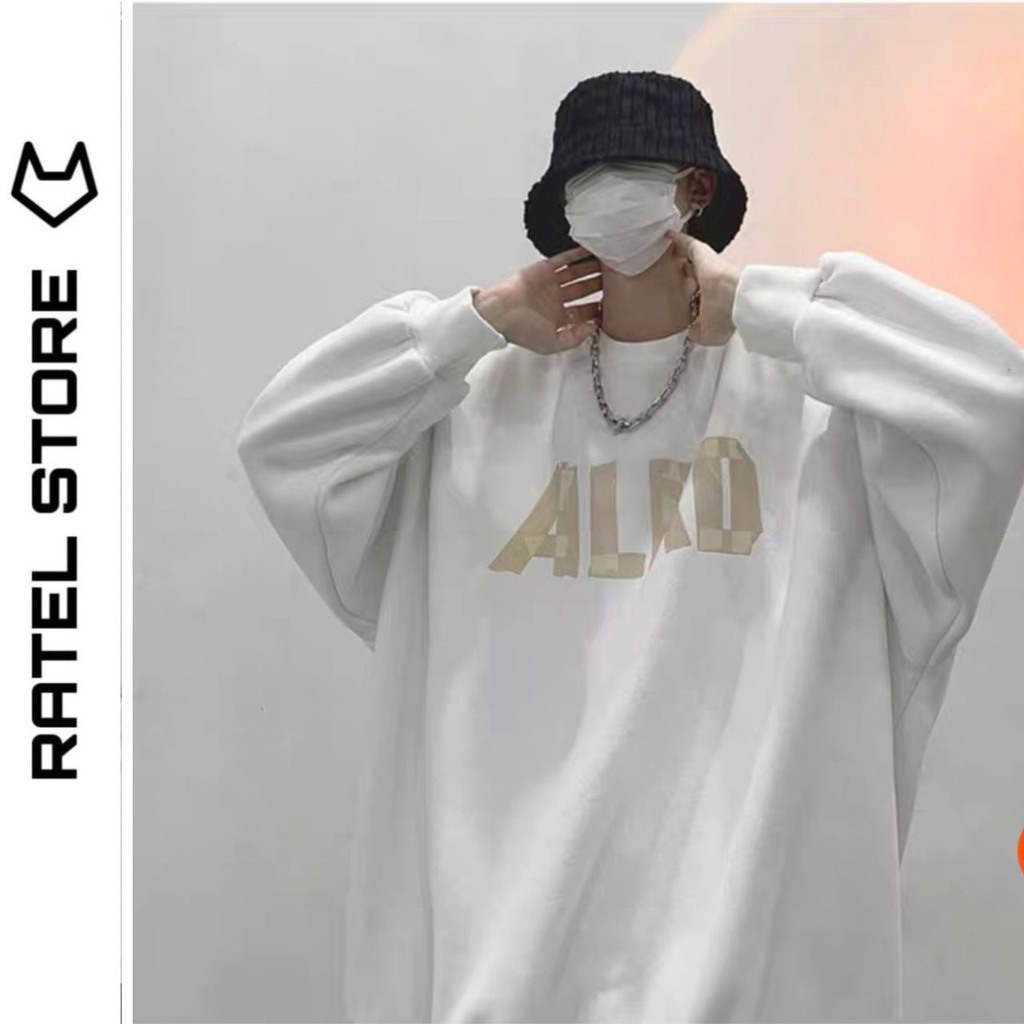 Áo Sweater Local Brand Nỉ Bông Cổ Tròn Nam Nữ ALRD Unisex Form Rộng