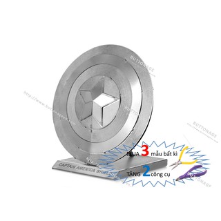 Mô Hình Lắp Ghép kim Loại 3D Khiên Của Captain America