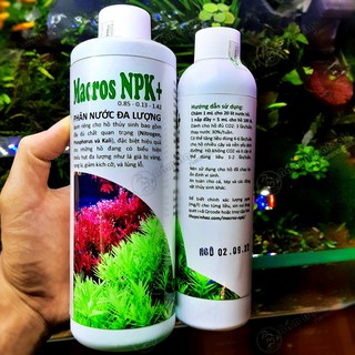 Macros NPK+ (Chai 500ml) - Phân Nước Đa Lượng Cho Bể Thuỷ Sinh [Thủy Sinh AZ]