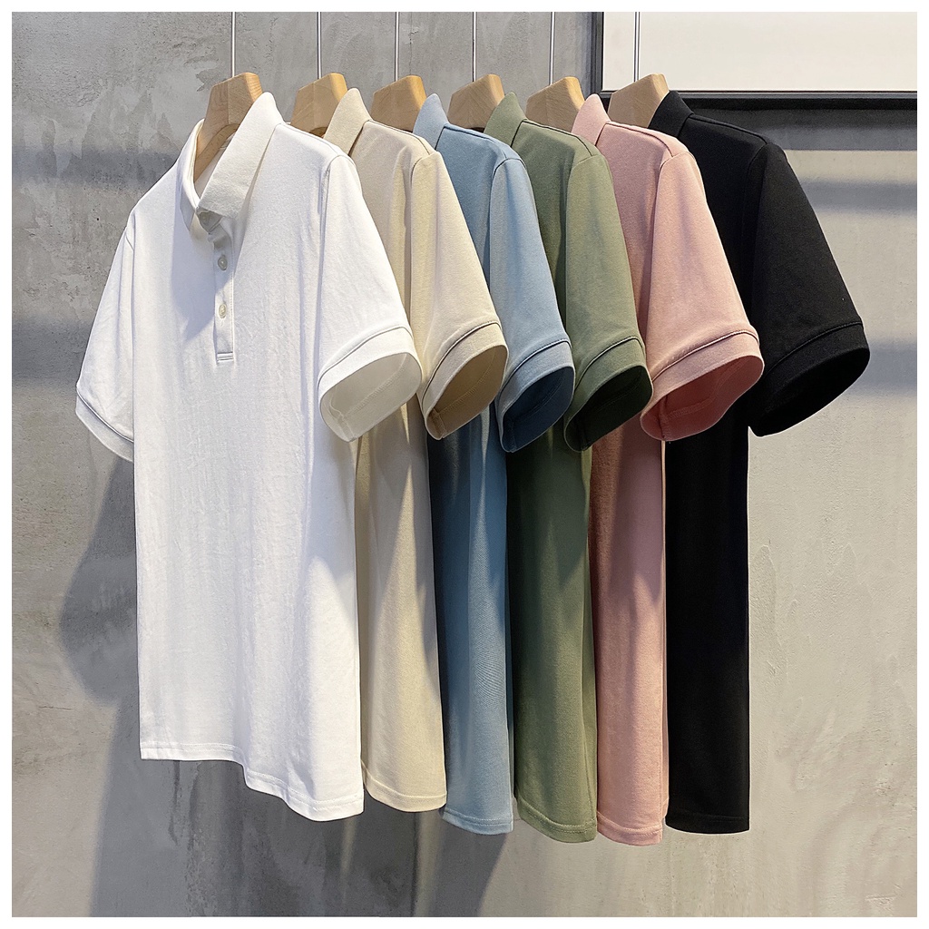 Áo Polo Nam cổ bẻ LUDMAN thun basic cộc tay vải cá sấu cotton phong cách trẻ trung chuẩn form nhiều màu | BigBuy360 - bigbuy360.vn