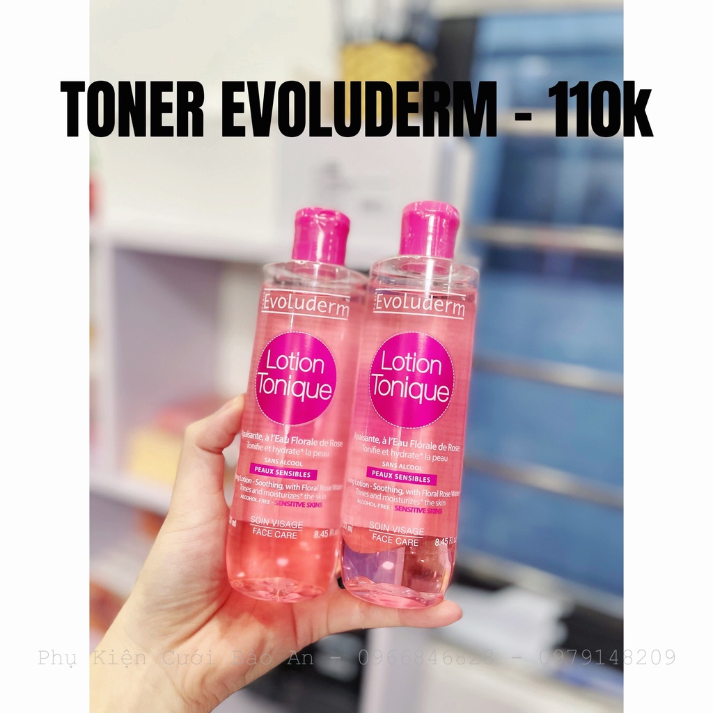 Nước Hoa Hồng Evoluderm Dưỡng Ẩm Lotion Tonique 250ml