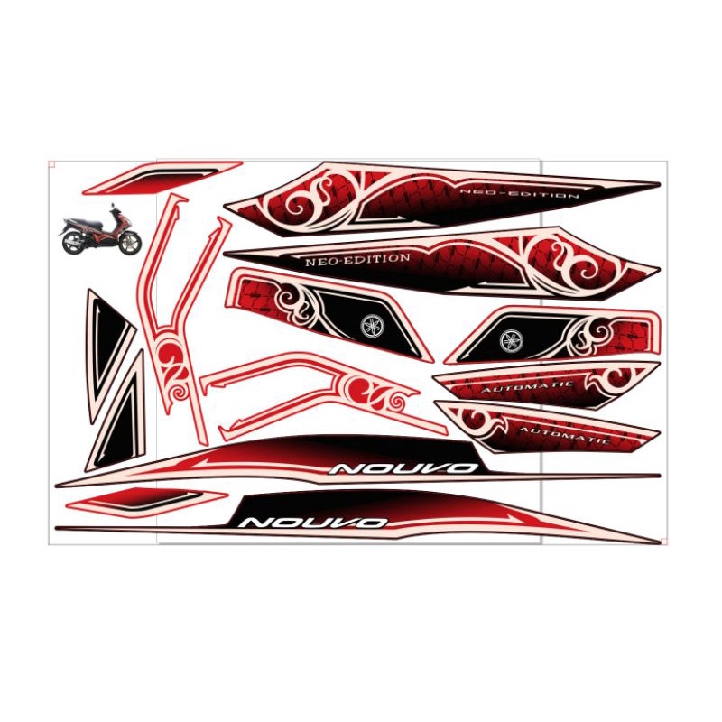 Tem rời dán xe novo 3