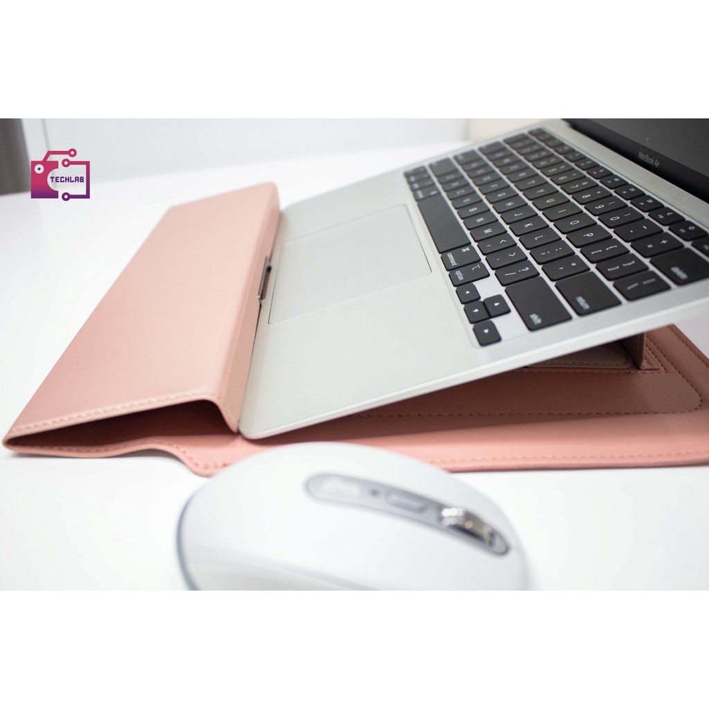 [Video/Ảnh thật] Bao da cao cấp có hút từ tính dành cho Macbook , Surface [4 in 1] - CHỐNG NƯỚC